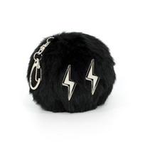 2024 ATEEZ THUNDER POP-UP Mini lėlė-raktų pakabukas Trumpaplaukė versija Black ver.