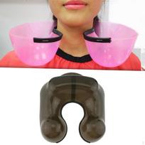 Salon Hairdressing Neck Tray Clothing Hair Coloring Perm Perming Rest Container Water Sink half edge black