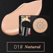 Grybų galvos oro pagalvėlės BB kremas, veido maskavimo priemonė Isolation CC Cream Foundation, ilgalaikis makiažas vandeniui atsparus oro pagalvėlės kremas 01# Natural color