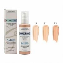 ENOUGH COLLAGEN WHITENING MOISTURE FOUNDATION SPF15, 3in1, Kbeauty, korėjietiška kosmetika, mėginys #13