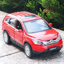 1/32 HONDA CRV SUV Lydinio Automobilio Modelis Diecast Metalinis Žaislinis Transportas Automobilio Modelis Simuliacija Garsas ir Šviesa Kolekcija Vaikų Žaislas Dovana raudona