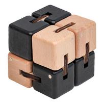 Begalinis kubas Fidget žaislas, stimuliuojantis ir įtraukiantis Fidget žaislas, Fidget kelioniniai žaislai, Berniuko dovanų idėjos - 1 vnt. buko mediena 5*5*5cm