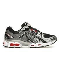 ASICS Gel Nimbus 9 Grafito Pilka Raudona Unisex Sportbačiai Pure-Silver 1201A424-023 36