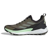 Adidas Terrex Free Hiker 2.0 žemi GORE-TEX sportbačiai vyrams, spalva Olive Strata Silver Green, pagrindinė spalva juoda, modelis IE5104 44⅔