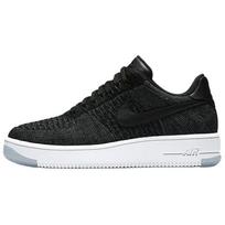 Nike Air Force 1 Flyknit Juodi Moteriški Kedai Balti 820256-001 36