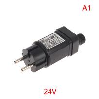 Kintamosios srovės 220V į 24V/31V nuolatinės srovės 6W 8 funkcijų LED lempos valdiklis ES JAV JK kištukas jungiklio adapteris IP44 vandeniui atsparus lazerinio apšvietimo priedai EU 24V 6W