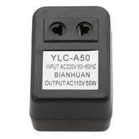 Nuleidžiamasis transformatorius kelioninis adapteris AC 220-110V, 220-110V įtampos keitiklis 220V to 110V 50W
