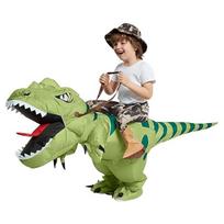 Helovino pripučiamas T-Rex dinozauras, ant kurio galima sėsti, kostiumas One Size