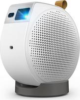 "BenQ" GV50 1080p lazerinis nešiojamasis lubinis projektorius su trikojo pagrindu, besisukančiu projekcijos kampu, 500 ANSI liumenų, 18 W žemų dažnių "Bluetooth" garsiakalbis "Google TV" su "Netflix", "Chromecast" ir "AirPlay", automatinis fokusavimas