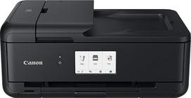 "Canon PIXMA TS9550" spalvotas rašalinis daugiafunkcinis įrenginys A4 A3 (A3 spausdintuvas, skeneris, kopijavimo aparatas, 5 atskiri rašalai, WLAN, LAN, spausdinimo programa, 2 popieriaus tiektuvai, dvipusis spausdinimas), juodas