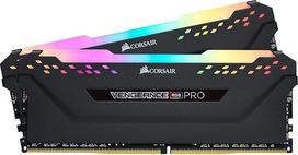 "Corsair Vengeance RGB PRO" 32GB (2x16GB) DDR4 3600 (PC4-28800) C18 staliniams kompiuteriams skirta atmintis - juoda