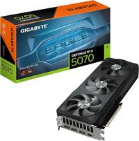 "Gigabyte GeForce RTX 5070 Eagle OC SFF 12G" vaizdo plokštė - 12GB GDDR7, 192 bitų, PCI-E 5.0, 2587 MHz branduolio taktinis dažnis, 3 x DP 2.1b, 1 x HDMI 2.1b, NVIDIA DLSS 4, GV-N5070EAGLE OC-12GD