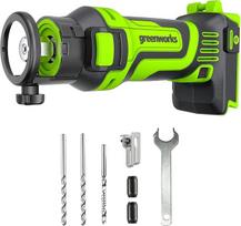 "Greenworks PowerAll" 24 V akumuliatorinis greitasis diskinis pjūklas - rotacinis pjūklas (tuščias įrankis)