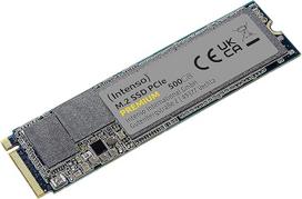 "Intenso" 500GB M.2 SSD PCIe Premium, iki 2100MB/s, kietojo kūno diskas (PCI Express Gen.3x4 NVMe 1.3, kietojo kūno diskas)