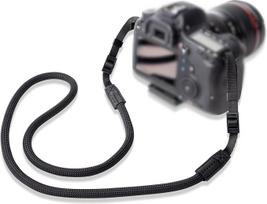 "Lens-Aid" fotoaparato dirželis su virve, 100 cm: Įvairių gamintojų fotoaparatų kaklo ar pečių diržai, skirti fotoaparatui nešiotis