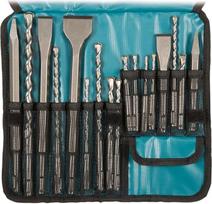 "Makita" D-53073 SDS Plus kaltų rinkinys dėkle 17 dalių