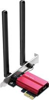"Mercusys" MA86XE "Wi-Fi 6E" PCIe tinklo kortelė AXE5400, trijų dažnių adapteris su "Bluetooth 5.2", MU-MIMO, OFDMA, WPA3 šifravimo standartas, suderinamas su "Windows 11" ir 10