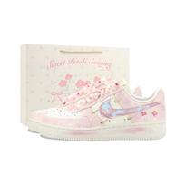 Nike Air Force 1 Jiang Immersed Moon Atsparūs trinčiai Žemi Teniso Batai Unisex Rožiniai Balti IB2574-600(Komanda1390-) white