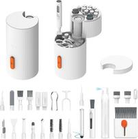 33in1 elektroninio valymo rinkinys, klaviatūros valiklis, telefono valymo rinkinys, daugiafunkciniai įrankiai "AirPods", "iPhone", nešiojamajam kompiuteriui, laikrodžiui, kompiuteriui, USB įkrovimo prievadui su telefono laikikliu, kortelių lizdais ir raši
