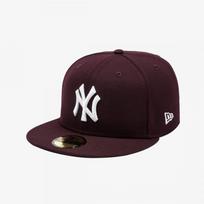 New Era New York Yankees Pagrindinio dydžio kepuraitė Bordo 14561924 DARK RED/718