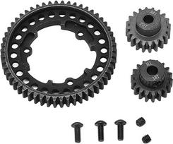 54T Stahl Hauptstirnrad mit 18T 20T Ritzel Getriebe Ersatz für Traxxas für X Maxx für XO 1 für E REVO 2.0 RC Autos