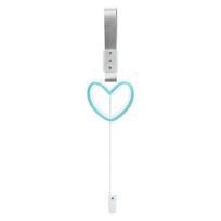 LED Ambient Lighting Car Heart Shaped LED Automotive Decoration Heart-Shaped Car Handle Straps for SUV RV Sedan Truck Auto mėlyna