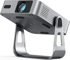 Išmanusis projektorius Oficiali programėlė Mini projektorius 4K su automatiniu fokusavimu ir geometrijos korekcija, VOPLLS 700ANSI 1080P Full HD WiFi6 "Bluetooth" projektorius Mažas namų kino teatras / lauko projektorius mobiliajam telefonui