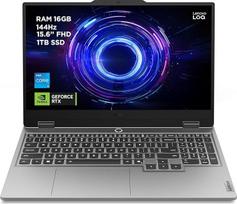 Lenovo LOQ Gaming AI nešiojamasis kompiuteris | 15,6 colių Full HD 144Hz | NVIDIA GeForce RTX 5060 8GB | Intel Core i5-13450HX | 16GB RAM | 1TB SSD | Win11 | QWERTZ White Illuminated | Grey | 3 mėnesių GamePass