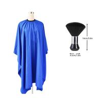 Salon Hairdressing Cape Set with Perming Shawl and Hair Clippings Brush