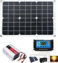 mit Solarpanel, komplettes -Set für Solarmodule | mobiler Lithium-Akku mit Solarwechselplatte für Camping im Freien von R
