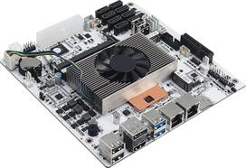 NAS pagrindinė plokštė 8 Bay Core i5 8265U 4C/8T, Mini ITX kompiuterio pagrindinė plokštė White M11, 2 x NVMe PCIe3.0 x2, dvigubas 2.5GbE i226V LAN, DDR4 NE RAM NE SSD, PCIe x4 lizdas, TF, HD+DP