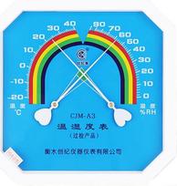 Octagon Analoginis termometras Hygrometras, hohe Genauigkeit Temperatur Luftfeuchtigkeitsmesser, batteriefreie Dual-Skala-Anzeige, Wandmontage für Haus, Garten, Büro, Blau 20 x 20 cm