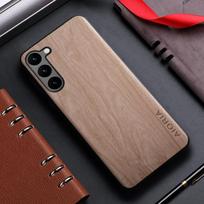 Medžio rašto besijungiantis telefono dėklas, skirtas Samsung Galaxy S22 Ultra/S23 Plus Galaxy S20 Ultra juoda