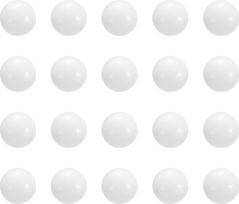 QUARKZMAN 100Stk POM Kugellagerkugeln 7/16" 11.1mm Solide Kunststoff Lagerkugeln Präzisions POM Kugeln