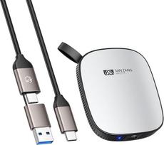 SAN ZANG MASTER išorinis SSD 512GB nešiojamasis SSD modernus minimalistinės talpos SSD kietasis diskas išorinis / lengvas aliuminio korpusas / USB-C suderinamas su kompiuteriu / nešiojamuoju kompiuteriu