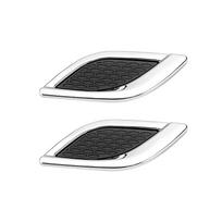 2 vnt./komplektas Automobilio dekoras Oro srautas Sparno šoninės ventiliacijos angos Gaubto oro paėmimo lipdukas Apdailė Universalus 2PCS
