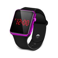 Sportinis skaitmeninis laikrodis Vyriškas moteriškas silikoninis laikrodis LED elektroninis laikrodis Par Clock Digital auksas