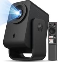 TCL C1 Beamer 4K-kompatibilus, oficialus "Google TV" (APV/Netflix/Disney), Smart Beamer 1080P Full HD, Autofokus/Keystone/Dolby 8W/WLAN/Bluetooth, 285° Drehbar, für Handy, TV, Heimkino, Decke Projektion