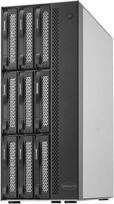 TERRAMASTER T9-450 9 lizdų NAS saugykla - greita tinklo saugykla su keturių branduolių procesoriumi, 8GB DDR4, dviem SFP+ 10GbE sąsajomis, tinklo saugyklos serveris (be kietojo disko)