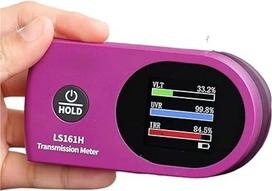 Tönungsmesser, LS161H LS161 LS161 LS161A atspalvių matuoklis TSER testeris 0,8 mm saulės plėvelės VLT UV spindulių perdavimui (161H TSER)