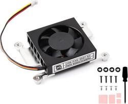 Ventiliatorius Raspberry Pi Compute Module 5 CM5 aušintuvui, 5 V maitinimo šaltinis, 5000±10 % aps/min, su šiluminėmis juostomis