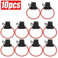 5/10/15 vnt automobilinio mini peilio adapterio saugiklio laikiklis linijoje, atsparus purslams, skirtas 12V 30A laido nutraukimo jungiklio lizdas, atsparus drėgmei