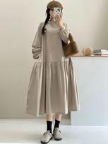 Johnature Japanese Forest Collar Plaid Dress Spring Autumn Retro Versatile Patchwork Loose Women Dresses One Size juoda