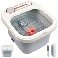 Sulankstomas kojų SPA vonelė su šildymo ir masažo voleliais, kojų pedikiūro rinkinys, kojų SPA vonelė su temperatūros reguliavimu, kojų vonelė