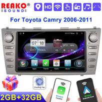 9'' Automobilio radijas Toyota Camry 2007-2012 m. Carplay Android Navigacija GPS Bluetooth Multimedia grotuvas Išmani automobilio sistema 4 core 2GB+32GB carplay