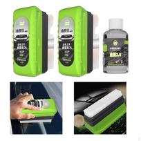 Automobilio alyvos plėvelės valymo šepetėlis Stiklo plokštės priežiūra Langui Priekiniam stiklui Daugiafunkcis Green 1pcs Brush