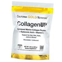 Jūrinis kolagenas su hialurono rūgštimi, Collagen Up, California Gold Nutrition (68427001) 206g Unflavored