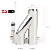 3  2.5'' Dvigubas vožtuvas Automobilio elektrinis išmetimo išpjovos vožtuvas Išmetimo vamzdis Duslintuvo komplektas su belaidžiu nuotolinio valdymo pultu 2.5" 63mm