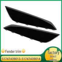 BMW 5 serijos G38/G31 Sparno apdaila (2017-2023 m. modeliai): Dalies numeriai 51747439013 ir 51747439014 Left Fender Trim