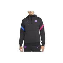 Nike Barcelona spalvų blokų logotipas spausdinimas pusiau užtrauktuku greitai džiūstantis gobtuvas Vyriškas gobtuvas Juodas DB7814-014 M
